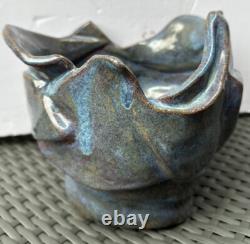 Studio Art Pottery Vase Signed