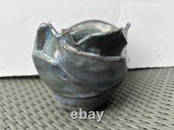 Studio Art Pottery Vase Signed