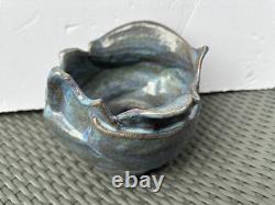 Studio Art Pottery Vase Signed