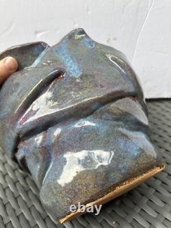Studio Art Pottery Vase Signed