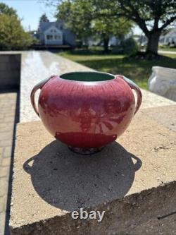 Stunning Roseville Pottery Red Vase