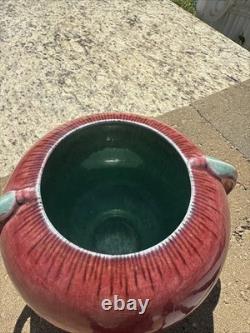 Stunning Roseville Pottery Red Vase