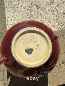 Stunning Roseville Pottery Red Vase