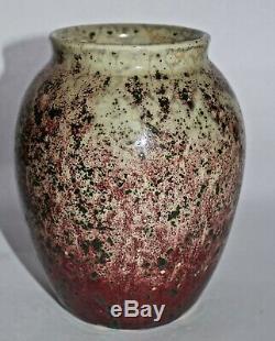 Superb Antique Arts And Crafts Ruskin Pottery High Fired Vase