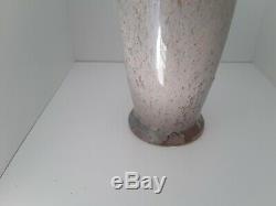 Superb Antique Arts And Crafts Ruskin Pottery High Fired Vase Dated 1911