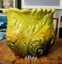 Superb Christopher Dresser Design Ault Pottery Jardinierre. Art And Crafts