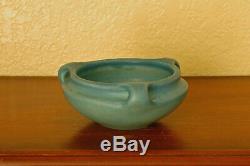 Sweet Antique Rookwood Arts & Crafts Cabinet Bowl XVII 1917 #2163E Matte Blue