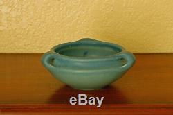 Sweet Antique Rookwood Arts & Crafts Cabinet Bowl XVII 1917 #2163E Matte Blue