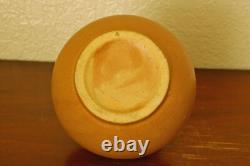 Sweet Vintage Brush-McCoy Arts & Crafts 2-Handled Mini Cabinet Vase Matte Peach