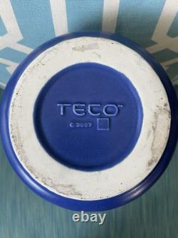 TECO Art Pottery Blue Four Buttress Vase 2007 Reproduction