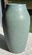 Tall Hampshire Pottery Green Blue Vase Arts Crafts Excellent Example