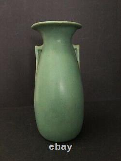 Teco 9 1/8 Tall Double Buttress Vase Arts & Crafts Prairie School Design