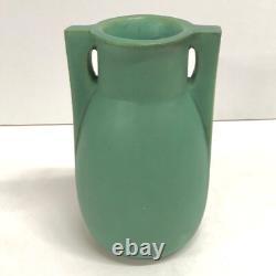Teco Matte Green Vase #399A by W. D. Gates
