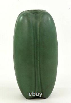 Teco Pottery Arts And Crafts Green Glaze Shape Number 112 Fritz Albert