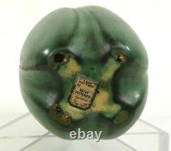 Teco Pottery Arts And Crafts Green Glaze Shape Number 112 Fritz Albert