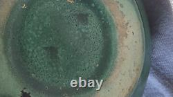 Teco Pottery Vase Matte Green Arts & Crafts 7-1/2'