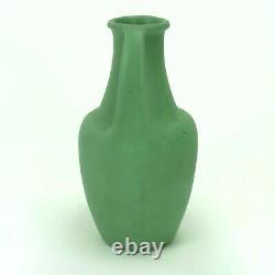 Teco Pottery matte green 2 handled ovoid vase shape 283 Arts& Crafts Gates