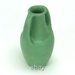 Teco Pottery matte green 2 handled ovoid vase shape 283 Arts& Crafts Gates