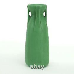 Teco Pottery matte green 4 buttress handle vase shape 269 Arts & Crafts Mundie