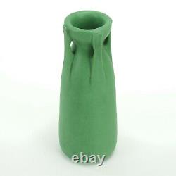 Teco Pottery matte green 4 buttress handle vase shape 269 Arts & Crafts Mundie