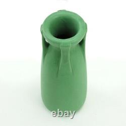 Teco Pottery matte green 4 buttress handle vase shape 269 Arts & Crafts Mundie