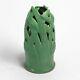 Teco Pottery Matte Green Reticulated Tulip 11 Vase Arts & Crafts Prairie School