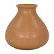 Teco Vintage Antique Arts And Crafts Pottery Matte Brown Ribbed Ceramic Vase 51