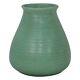 Teco Vintage Antique Arts And Crafts Pottery Matte Green Ribbed Vase 367 (gates)