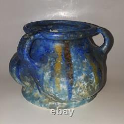 Three 1920's English Arts & Crafts / Art Deco Bretby Blue Pottery Vase