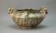 Thulin Belgian Art & Crafts Vase Acorn Décor W Drip Glaze Pottery