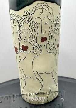 Tracy Ceramic Contemporary Design Female Figures Modern Art Vase