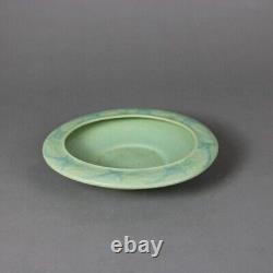 Two Pieces of Antique Arts & Crafts Art Pottery Low Bowl and Flower Frog C1920