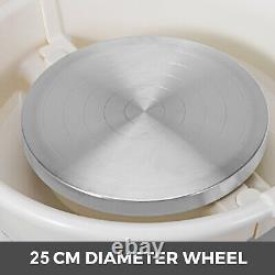 US 350W 25CM Electric Pottery Wheel Ceramic Machine Work Clay Art Craft DIY 110V