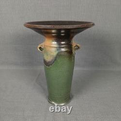 Unique Arts and Crafts Tall Vase Studio Art Pottery