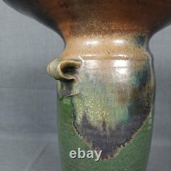 Unique Arts and Crafts Tall Vase Studio Art Pottery