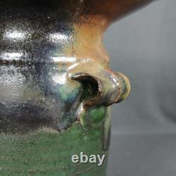 Unique Arts and Crafts Tall Vase Studio Art Pottery