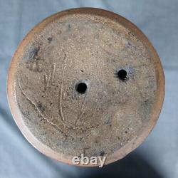 Unique Arts and Crafts Tall Vase Studio Art Pottery