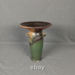 Unique Arts and Crafts Tall Vase Studio Art Pottery