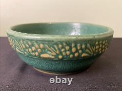 United Crafts Bennington Pinecone Pottery Stoneware Bowl Arts & Crafts Rare A