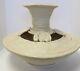 Unusual Mid Century Modern Art Pottery Coil Flower Vase Signed Dan Gehan