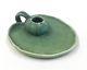 Vtg 1906 Rookwood Lily Pad Matte Green Candle Holder 1067 Arts Crafts Pottery