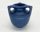 Vtg. Haeger Pottery 1920-30s 3 Handle Vase Urn No. 43 Arts & Crafts Matte Cobalt