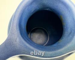 VTG. Haeger Pottery 1920-30s 3 Handle Vase Urn No. 43 Arts & Crafts Matte Cobalt