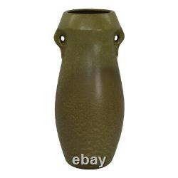 Van Briggle 1904 Vintage Arts and Crafts Pottery Matte Green Vase 221