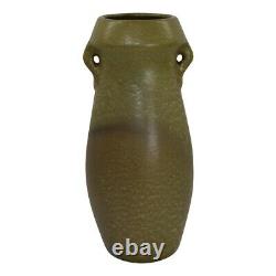 Van Briggle 1904 Vintage Arts and Crafts Pottery Matte Green Vase 221