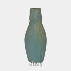 Van Briggle 1905 Vintage Arts And Crafts Pottery Blue Ceramic Flower Vase 161