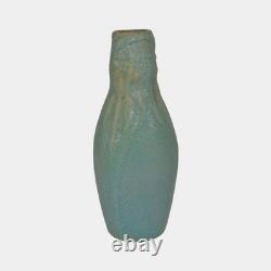 Van Briggle 1905 Vintage Arts And Crafts Pottery Blue Ceramic Flower Vase 161