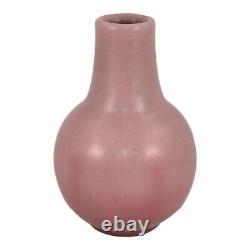 Van Briggle 1905 Vintage Arts And Crafts Pottery Cranberry Rose Ceramic Vase 316