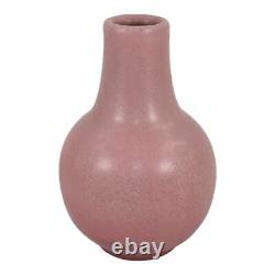 Van Briggle 1905 Vintage Arts And Crafts Pottery Cranberry Rose Ceramic Vase 316