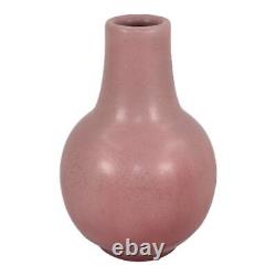 Van Briggle 1905 Vintage Arts And Crafts Pottery Cranberry Rose Ceramic Vase 316